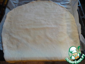 Рецепт Пицца «Кальцоне» с сыром и ветчиной