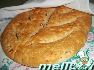 Рецепт Фугасс с грудинкой и грецкими орехами