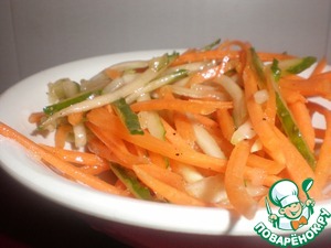 Рецепт Морковно-огуречный салат