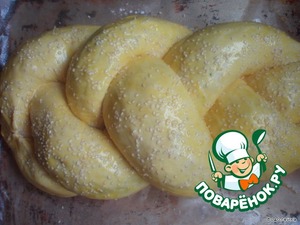 Татарский трехслойный пирог с курагой, черносливом и лимоном: рецепт