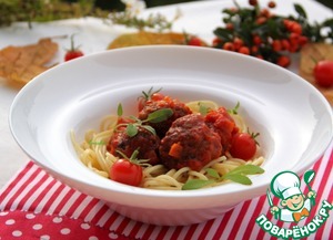 Фрикадельки в томатном соусе по-итальянски