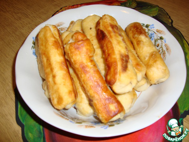 Бревнышки с кисломолочными сырками – кулинарный рецепт