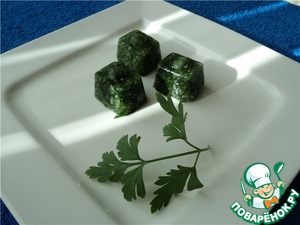 Рецепт Зеленые кубики