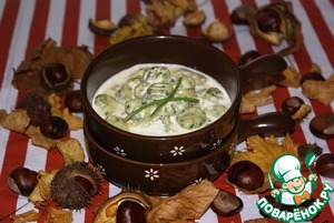 Рецепт Ньокки с соусом горгонцола (Gnocchi al Gorgonzola)