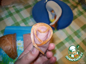 Колбасные "розочки" - пошаговый рецепт с фото на Повар.ру