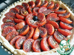 открытый пирог с помидорами | пошаговые рецепты с фото на Foodily.ru