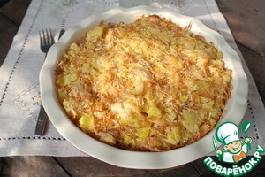 Рецепт Рыбная запеканка с картофелем и сельдереем
