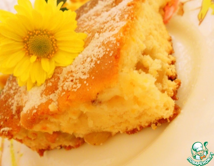 Рецепт: Bиноградно-ореховый пирог с апельсиновым ароматом