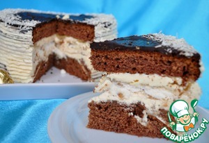 Рецепт Шоколадный торт с безе