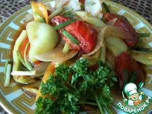 Рецепт Теплый овощной салат