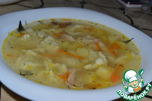 Рецепт Суп с галушками