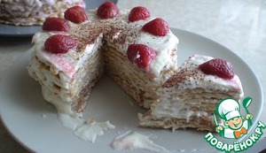 Рецепт Вафельный торт "Нежный"