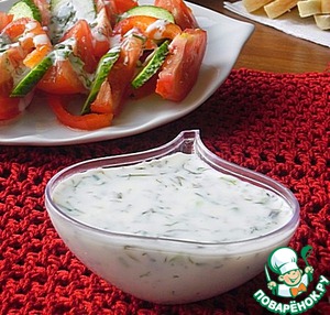 Рецепт Соус из простокваши от Ю.В.