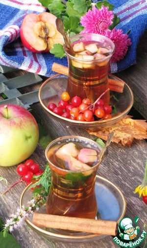 Рецепт Бабушкин чай "Яблочный"