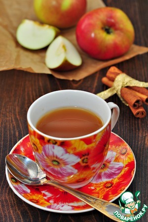 Рецепт Яблочно-медовый чай с ароматом лимона