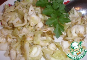 Рецепт Острый салат из капусты