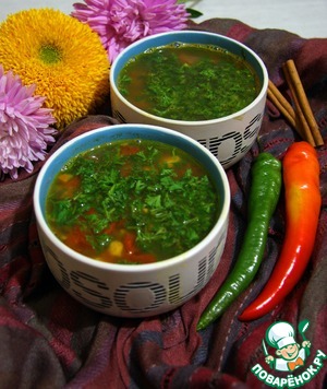 Рецепт Суп с машем и томатами