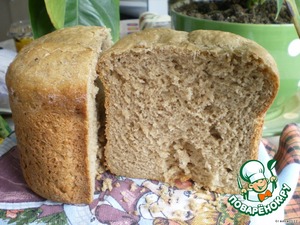 Пшенично-ржаной хлеб на кефире в хлебопечке - рецепт с фото на Хлебопечка.ру