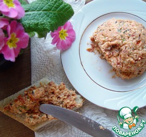 Рецепт Сырная паста с тархуном и вялеными томатами