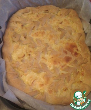 Рецепт Яблочный пирог со сметанным кремом "Как у мамы"