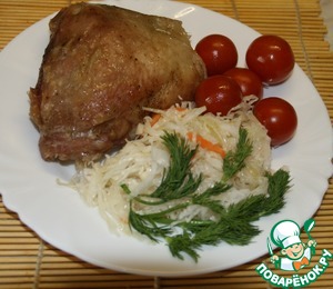 Рецепт Бедра куриные, приготовленные в жаропрочном пакете