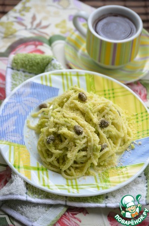 Рецепт Спагетти с соусом из авокадо