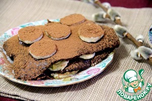 Рецепт Шоколадное пирожное с кремом из авокадо