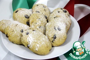 Рецепт Кукурузное печенье с изюмом и кедровыми орехами