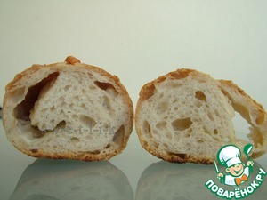 Рецепт Хлеб на двух опарах с итальянскими сырами и травами