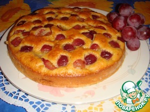 Рецепт Итальянский пирог с виноградом