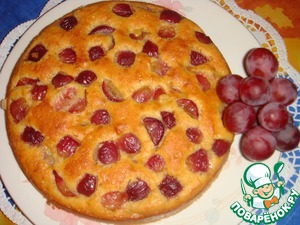 Итальянский деревенский пирог с виноградом, пошаговый рецепт, фото, ингредиенты - Elen@Lat