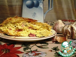 Рецепт Крестьянский яичный пирог