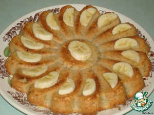 Быстрый банановый пирог без яиц – кулинарный рецепт
