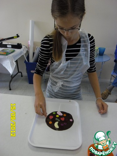 шоколад и мастика сахарная