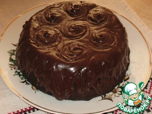 Рецепт Шоколадный торт "Гречанка" из гречневой муки