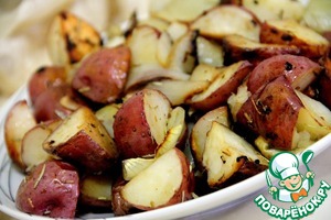 Рецепт Запеченый картофель с чесноком