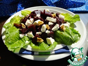 Рецепт Свекольный салат с фетой
