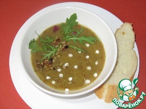 Рецепт Постный тыквенный суп-пюре с чечевицей