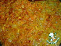 Постный картофельный рулет с грибами и овощами ингредиенты