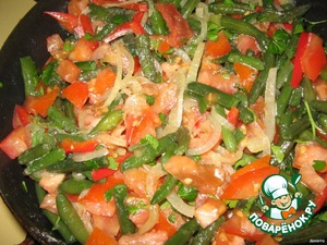 СТРУЧКОВАЯ ФАСОЛЬ С ПОМИДОРАМИ И ЯЙЦОМ → Армянская кухня → CHEF.tm — Лучшие рецепты