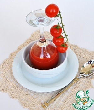 Рецепт Холодный томатный суп