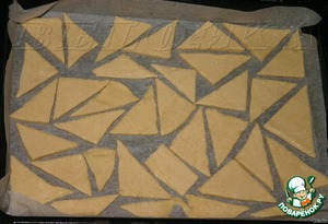 Печенье "Треугольники" в форме рецепт с фото пошагово