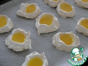 Итальянские меренги с лимонным курдом – кулинарный рецепт