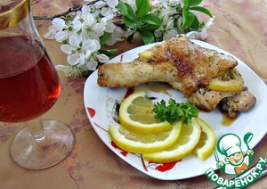 Рецепт Cosce di pollo con il limone/куриные ножки с лимоном