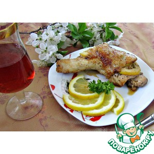 Cosce di pollo con il limone/   