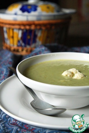 Рецепт Постный гороховый суп-пюре с овощами
