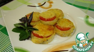 Рецепт Баклажаны с сыром и помидорами
