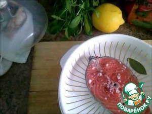 Рецепт Как приготовить стейк из рыбы (семги, форели) на пару дома