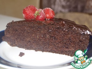 Рецепт Шоколадный пирог с цуккини "Три шоколада"