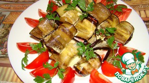 Рецепт Рулетики из баклажанов